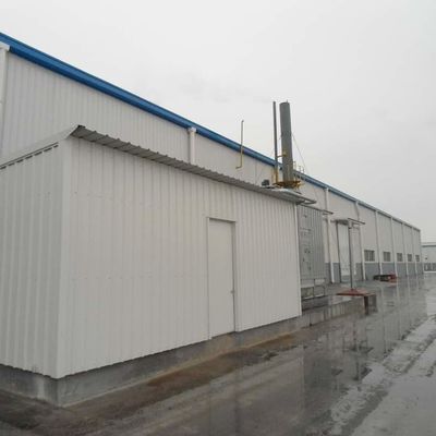 Gemaltes Stahlbalkenlager Prefab Stahllagergebäude CE-Zertifikat