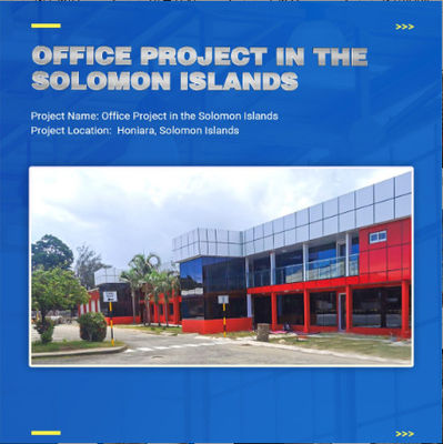 Vorgefertigte Stahlrahmen-Bürogebäude CE-zertifiziert