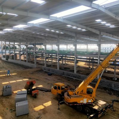 Galvanisierter Metallrahmen Werkstatt H-Abschnitt Stahl starke Erdbebenbeständigkeit