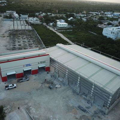Hot Dip Galvanized Prefab Warehouse Building Großspann BV Zertifizierung