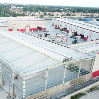 Hot Dip Galvanized Prefab Warehouse Building Großspann BV Zertifizierung