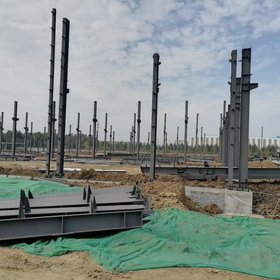 Erdbebenbeständige Stahlkonstruktion Lagerbau Abschnitt H