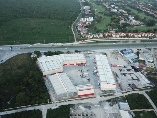 Massivvorgefertigte Stahlkonstruktionsbauten Wirtschaftliche Stahlkonstruktionen Lagerhaus