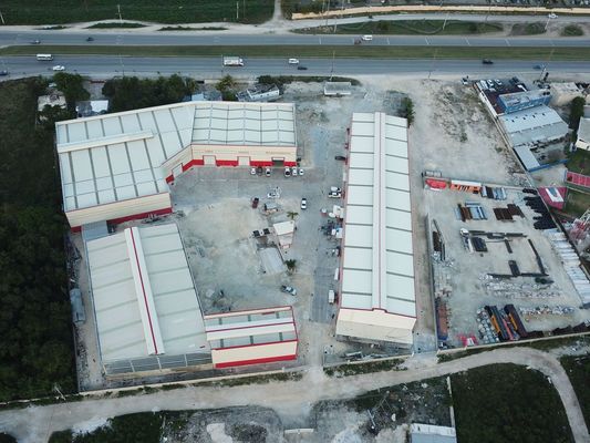 Massivvorgefertigte Stahlkonstruktionsbauten Wirtschaftliche Stahlkonstruktionen Lagerhaus