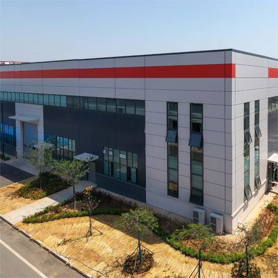 Warmgewalzte Stahlrahmen-Bürogebäude Nachhaltig Recycelbar