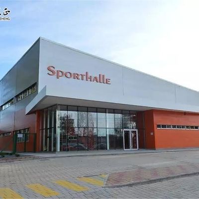 Galvanisierte Stahlkonstruktion Stadion vorgefertigt Farbig für die Übung