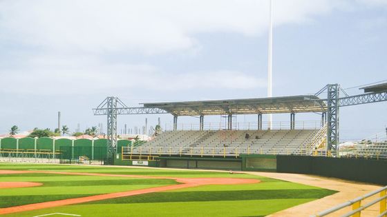 Galvanisierte Stahlkonstruktion Stadion vorgefertigt Farbig für die Übung