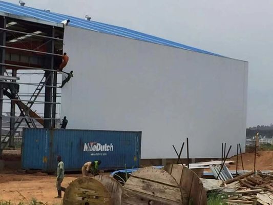 Vorgefertigte langfristige Industriebauten Gebäude Vorgefertigte Stahlkonstruktion Lagerhaus