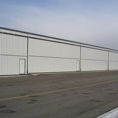 ODM Strukturalstahlhanger Modular Korrosionsbeständigkeit Vorgefertigter Flugzeughangar