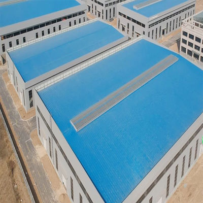 Q235 Stahlkonstruktion Gebäude Rostfeste Farbe Vorgefertigter Metallrahmen