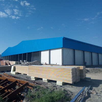 CE-Struktur Stahlhanger Portalrahmen Vormaschinenbau Stahlkonstruktion Hangar