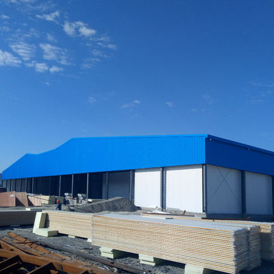 CE-Struktur Stahlhanger Portalrahmen Vormaschinenbau Stahlkonstruktion Hangar