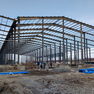 CE-Struktur Stahlhanger Portalrahmen Vormaschinenbau Stahlkonstruktion Hangar