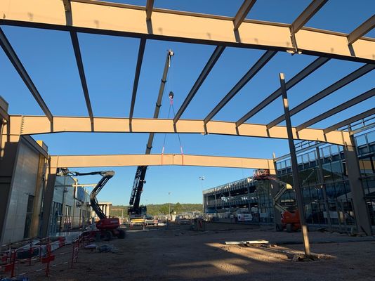 Anpassungsfähige Stahlstruktur Lagerhaus mit Rolltür