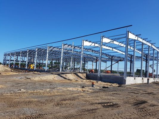 Verzinkte Metallgebäude Werkstatt Stahlkonstruktion ISO-Zertifikat