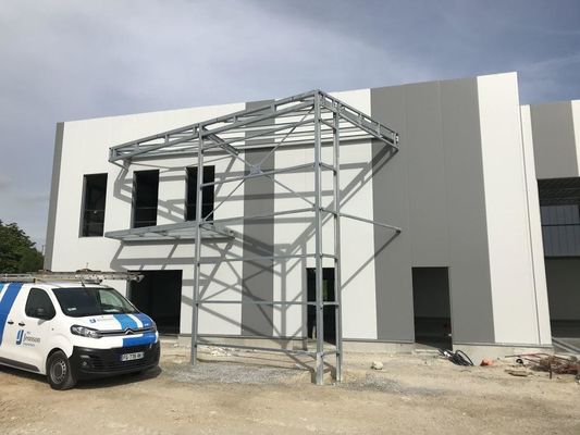 Verzinkte Metallgebäude Werkstatt Stahlkonstruktion ISO-Zertifikat