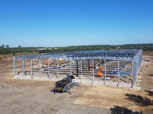 Verzinkte Metallgebäude Werkstatt Stahlkonstruktion ISO-Zertifikat