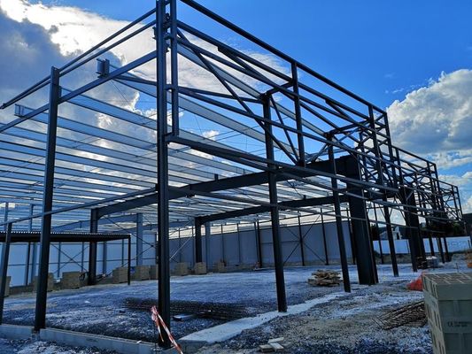 Verzinkte Metallgebäude Werkstatt Stahlkonstruktion ISO-Zertifikat