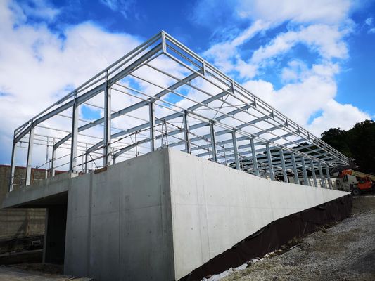 Verzinkte Metallgebäude Werkstatt Stahlkonstruktion ISO-Zertifikat