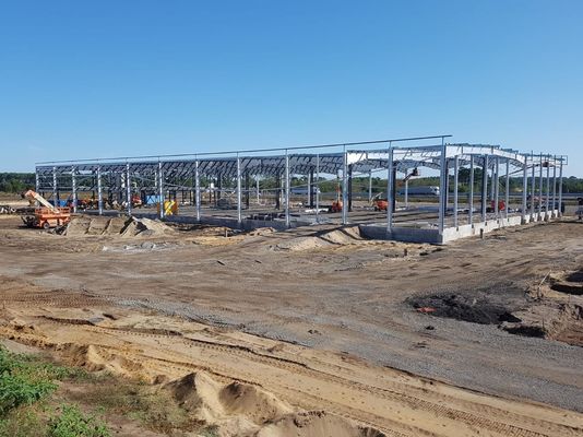 Verzinkte Metallgebäude Werkstatt Stahlkonstruktion ISO-Zertifikat