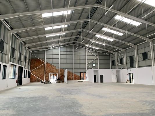 Stahlkonstruktion auf Maßstab Lagerhaus Industriefertigbauten Metall