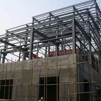 Vorgefertigte Stahlkonstruktion Halle Baugebäude für Lager/Werkstatt