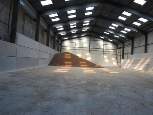 Stahlkonstruktion Hangar Vorgefertigte Warmgewalzte Verzinkte Lagerhaus Gebäude Schuppen