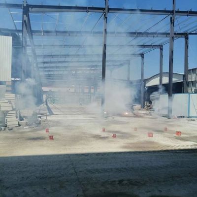 Fertigwerk aus Stahlbau Bauwerke Wasserflaschenanlage Werkstatt