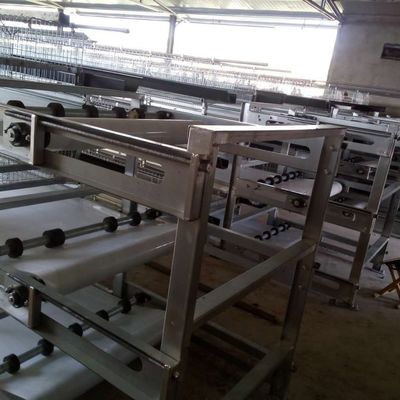 3 Stufen heiß getaucht galvanisierter Hühnerkäfig mit automatischem Futter
