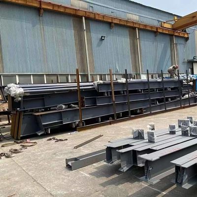 Panisierte oder galvanisierte Stahlsäulen und Stahlbalken für den Bau von Stahllagerwerkstätten