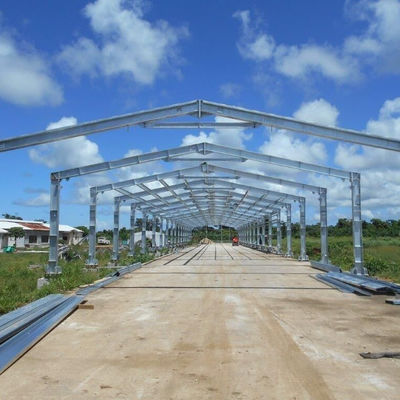 Stahlwerkstatt mit PVDF/PVC beschichtetem Segel 150 km/h Windbelastung und Installation