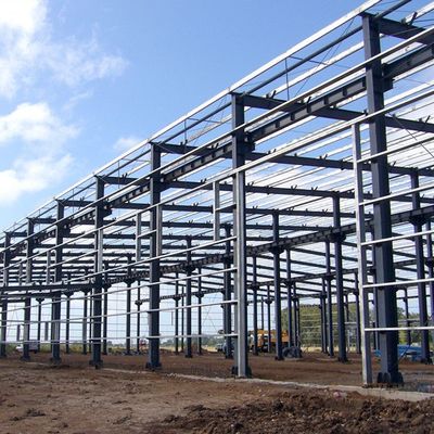 Stahlwerkstatt mit PVDF/PVC beschichtetem Segel 150 km/h Windbelastung und Installation