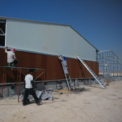Sandwich-Panel Erdbebensicher Viehzucht Bauernhaus mit Rolltür