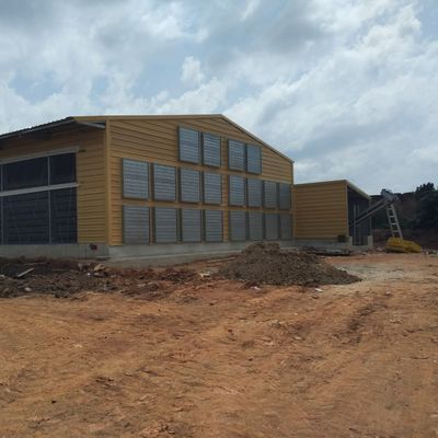 Galvanisierte Stahl-Rinderunterkunft Fertigbauernhaus individuell