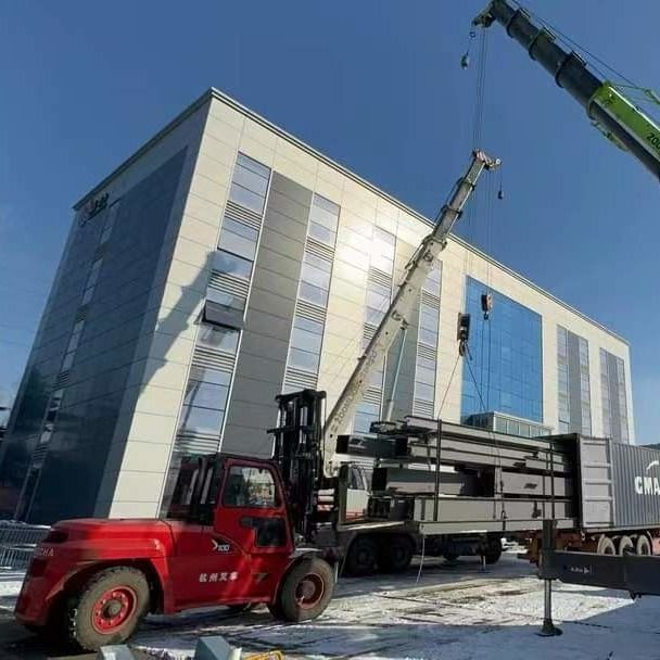 Mehrgeschossige Fertigbauten Bürogebäude für Arbeit und Wohnen