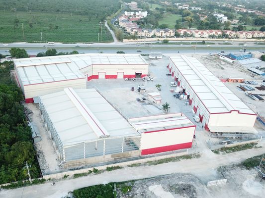 Massivvorgefertigte Stahlkonstruktionsbauten Wirtschaftliche Stahlkonstruktionen Lagerhaus