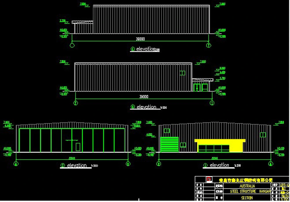 ODM Stahlvorgefertigte Häuser Sandwichplatten Vorgefertigte Metallgebäude 3