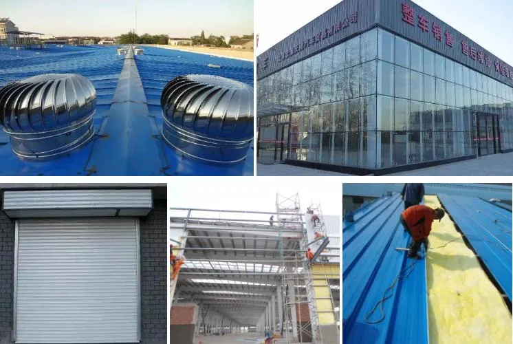 Q235 Stahlkonstruktion Gebäude Rostfeste Farbe Vorgefertigter Metallrahmen 1